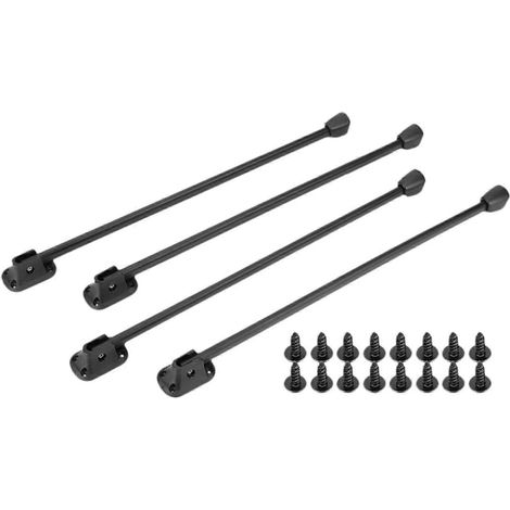 Pieds de table pliants en 4 parties, faciles à assembler, robustes et durables, hauteur 35 cm. (1/5)