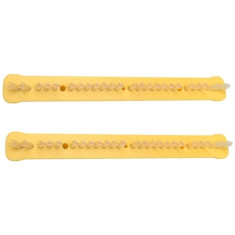 Lot de 2 têtes de brosse vapeur de rechange pour balai vapeur Kärcher SC1-5, compatible avec le nettoyage des joints XXL, accessoire pratique