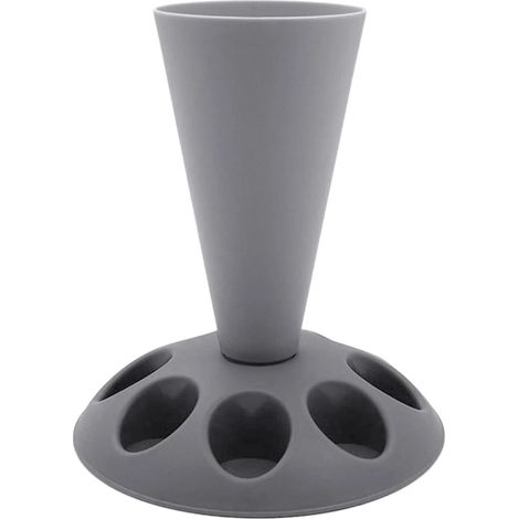 1 porta sac à poche con supporto per beccuccio, set per decorare torte, accessori per la cucina e la pasticceria - grigio (1/5)