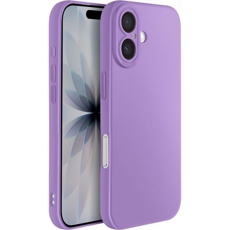 Coque - AVIZAR - iPhone 17 - Silicone Souple - Violet - Protection Renforcée Caméra (1/5)