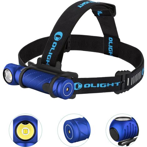 OLIGHT Perun 2 Lampada Frontale Multifunzionale Led USB Ricaricabile 2500 Lumen Torcia da Testa 166M IPX 8 Impermeabile per Lavoro e Attività all'Aperto Come Pesca, Corsa e Campeggio (1/5)
