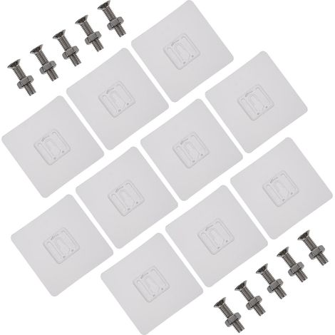muraux KICHOUSE pour suspendre clés et parapluies lot de 10 (1/5)