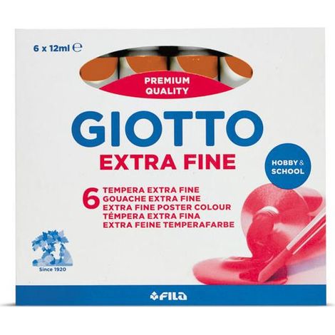 Confezione 6 Tubetti di Tempera 12ml Siena Naturale (1/2)