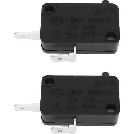 Lot de 2 Micro-interrupteurs Compatible avec Saniflo Saniplus Sanipro Sanitop Broyeur 16 A 125 V 250 V Pièce de Rechange pour Toilettes (1/5)