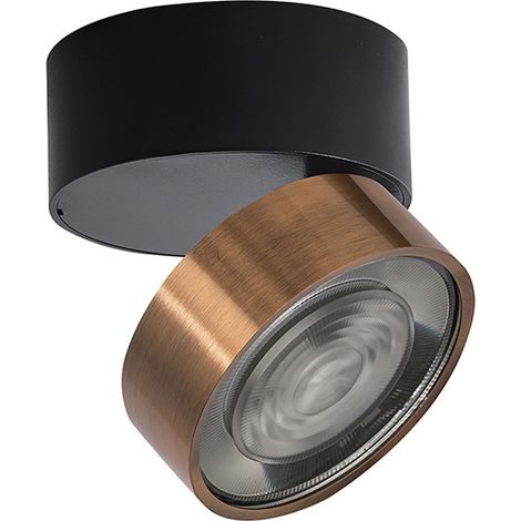 Hole Applique e Plafoniera LED 13W 38° IP20 3000K CRI90 Rame - Rossini Group, Lampada da Parete in Alluminio pressofuso per Interni (1/5)