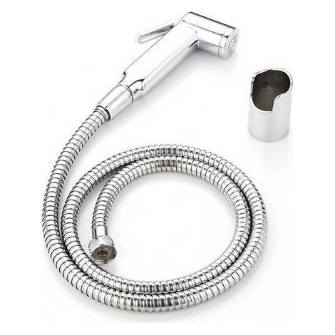Kit douche d'arrêt avec support mural et flexible