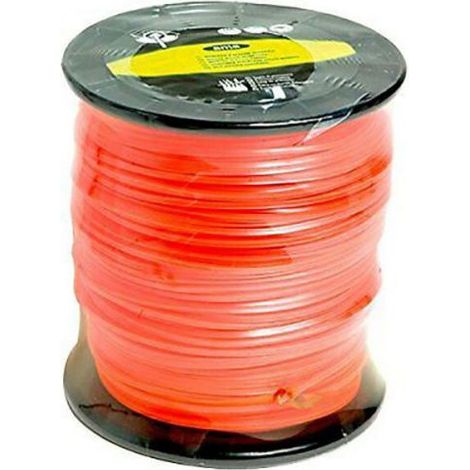 Filo per decespugliatore da 75m sezione quadrata Ø 4mm