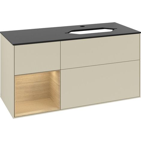 Villeroy & Boch F272PCHJ Armoire sous-vasque Finion F27 (1/2)