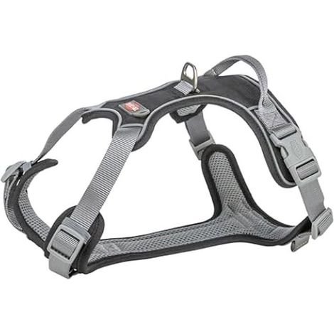 Filiyano-Harnais pour chien TRIXIE Premium Active - Noir - 49-69 cm - Ajustable et confortable