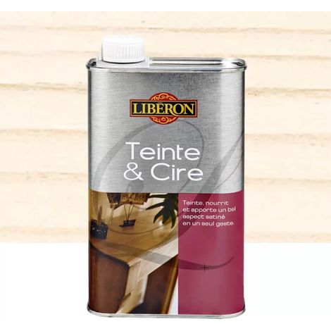 Teinte & Cire LIBÉRON Blanc 0,5 L (1/2)