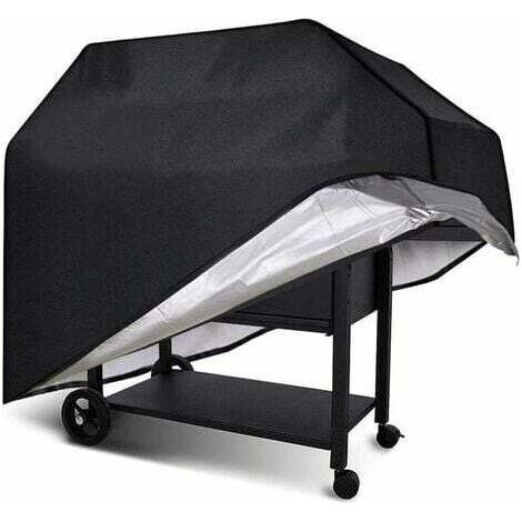 Housse Barbecue Barbecue de camping rectangulaire L-170 × 61 × 117CM Bâche de Protection BBQ Résistante 210D Oxford Couverture de Grill Imperméable Antipoussière Anti-UV Anti-vieillissement, avec cara (1/5)