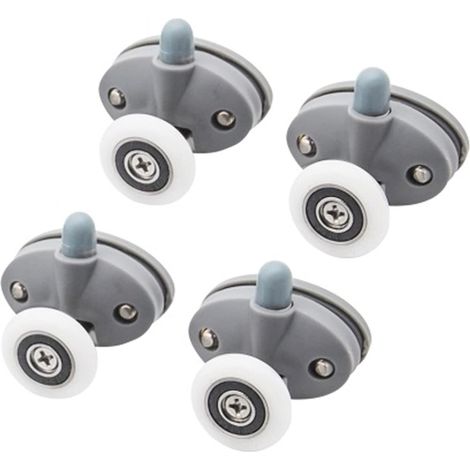 Ruote per porte scorrevoli per box doccia, pulegge in plastica ABS, rulli per porte scorrevoli per box doccia (FMY) (1/2)