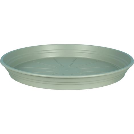 Soucoupe Ronde D26cm - H3,8cm - Vert argile - Fabrication Française - Livraison gratuite (1/2)