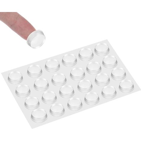 Patins AntidéRapants pour Plateaux de Table En Verre, Transparent, Caoutchouc AntidéRapant pour Plateaux de Table en Verre, Cadres Photo, Meubles, Armoires de Cuisine (1/5)