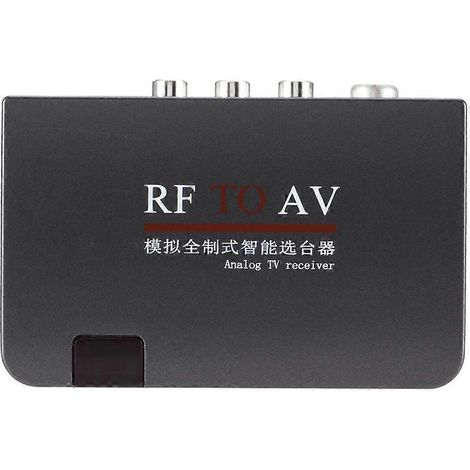 Convertisseur RF vers audio/vidéo, modulateur, commutateur TV, entrée de signal par câble, sortie de signal vidéo, prise standard européenne (1/5)
