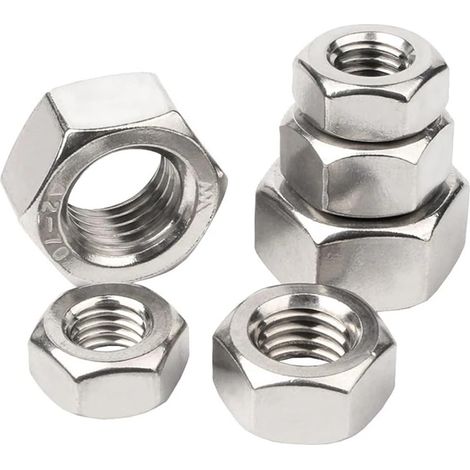Écrous hexagonaux M2 M2.5 M3 M4 M5 M6 M8 M10 M12 M14 M16 M18 M20 (1/4)