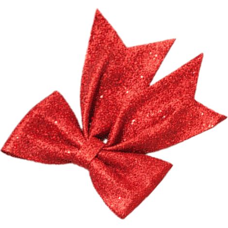 Décor d'arc de noël à paillettes, mode coréenne,-Rouge 24CM