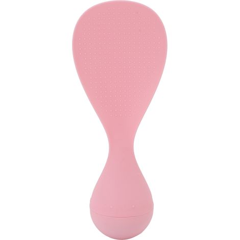 Palette de riz en plastique, cuillère sur pied antiadhésive, spatule réutilisable, résistante à la chaleur, pour la cuisine, rose (1/5)