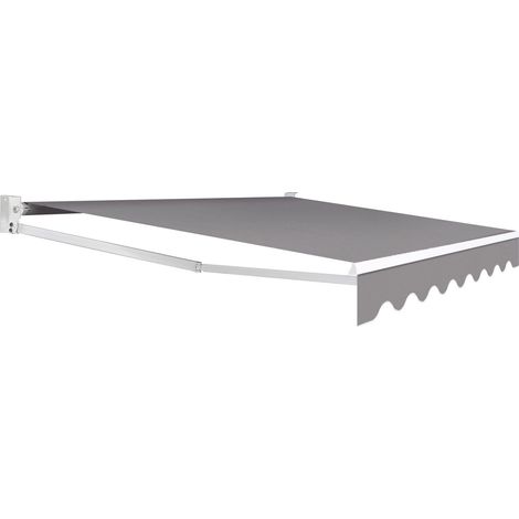 Tenda manuale 3.80x3 M grigio antracite