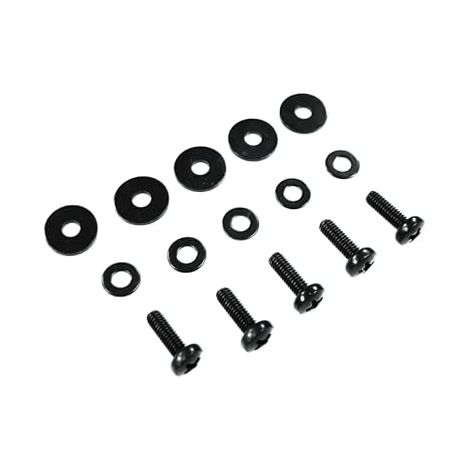 Lot de 5 vis de fixation murale M4 x 12 mm pour supports VESA 75 x 75 et VESA 100 x 100 mm (1/2)