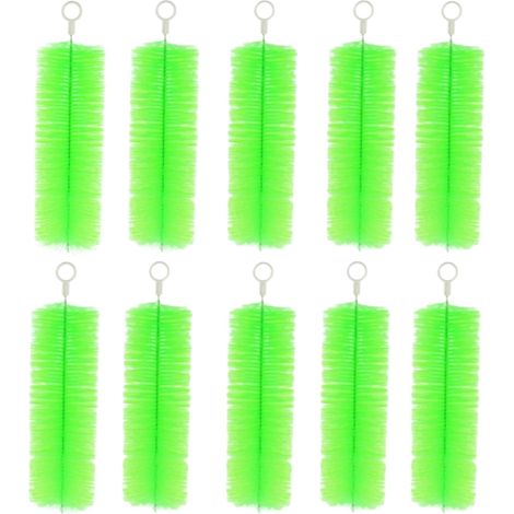 Brosse filtrante pour bassin - verte - 30cm 10 pièces Convient aux étangs de carpes koï, aux aquariums et aux systèmes de circulation d'eau (1/5)