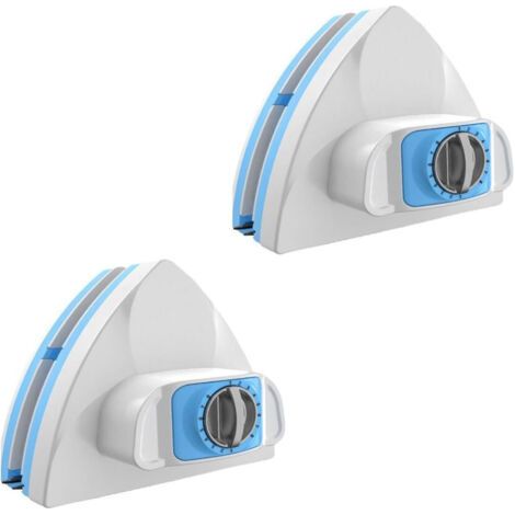 Magnetischer Fensterreiniger (2er-Pack), Magnetischer Fensterreiniger für Doppelverglasung (3–30 mm), Gerät zur Reinigung schwer zugänglicher Außenfenster