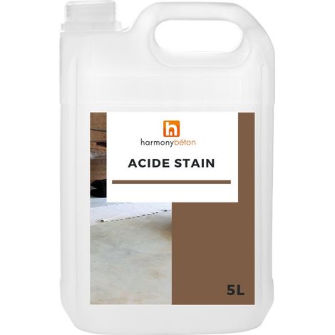 Acide Stain pour béton - 5 L AS 04 Aigue marine - Harmony Béton