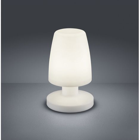 Sobremesa Moderna Led Dora Blanco IP44 Ø13 cm Trio Lighting
