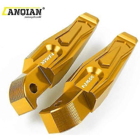 Soziusfußrasten für Yamaha 500, 530 XP, 530 DX, SX (2012–2019), 155 MT-07, MT-07 FZ – Gold, NMAx (1/5)