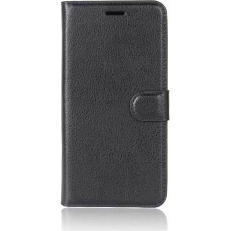 Coque Huawei P30 lite - Nouveau PU Cuir Portefeuille avec Support Antichoc Housse Etui Huawei P30 lite (6.15") - Noir (1/4)