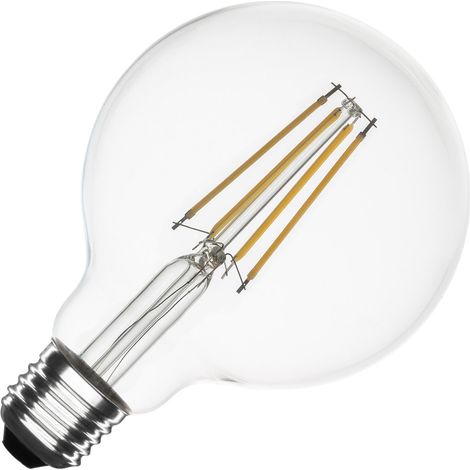 Bombilla Filamento LED E27 Casquillo Gordo 8W 1055 lm G95 No Flicker 4000K Blanco Neutro
