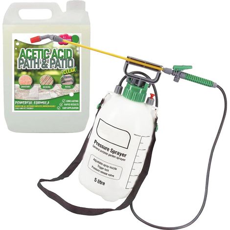 Garden Acetic (2.5L) & Pressure Sprayer Acid Vinegar