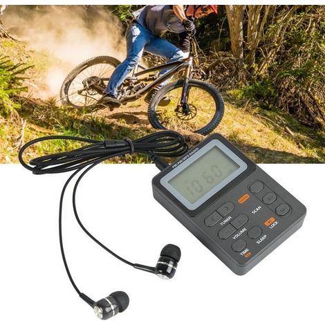Écran de verrouillage de la radio portable AM FM Radio baladeur numérique portable personnelle