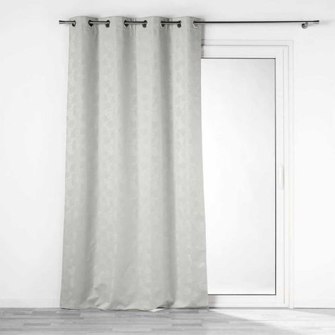 Rideau Occultant "Lunella" 140x260cm Gris (1/3)