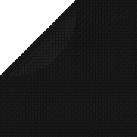 INLIFE Couverture de piscine Noir 381 cm PE (1/3)