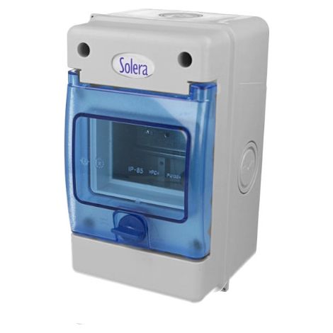 Solera – Panneau électrique étanche 4 éléments IP65 – Protection IK08 – Résistant aux huiles et acides – Installation en surface (1/3)