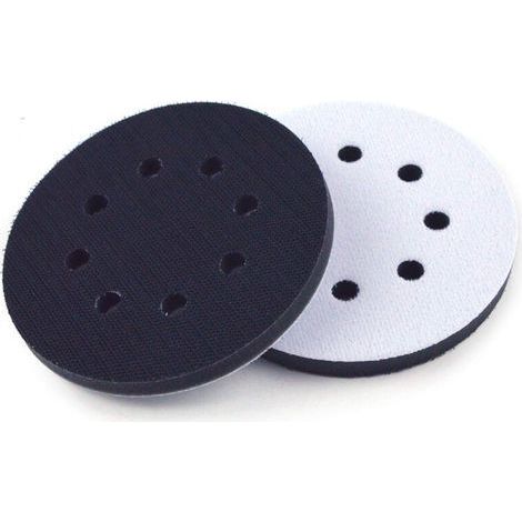 pair Lot de 2 tampons tampons à 8 trous, tampons tampons doux en velours auto-adhésifs, adaptés aux disques de polissage incurvés (1/5)