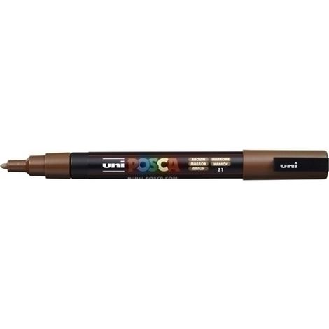 UNIBALL MARCADOR POSCA PC-3M PUNTA CÓNICA 0,9 - 1,3 MM MARRÓN