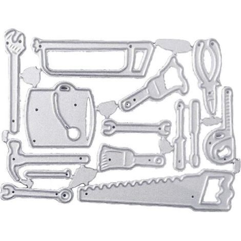 Matrices de découpe, pochoirs, acier au carbone durable, outils de quincaillerie faits main, bricolage (1/5)