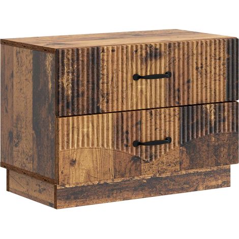 Nachttisch Altholz 62 x 34,5 x 44,5 cm Holzwerkstoff vidaXL