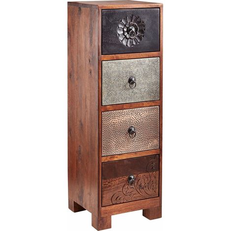 MaharCommode 4 tiroirs Brown Multi (1/5)