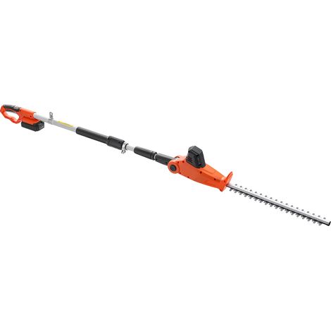 Mophorn Akku-Heckenschere 20 V, Elektroheckenschere mit 457,2 mm Schnittlänge, Teleskopdesign 187,5–238,5 cm für Hohe Äste (2,0Ah Akku & Schnellladegerät inklusive) (1/5)