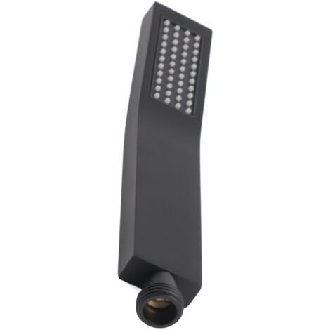Matte Black Brass Chrome Handheld Shower Head Bathroom Sprayer Hand Shower (1/5)