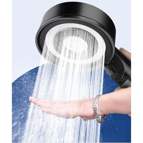 Pommeau Douche Anti-Calcaire 5 Modes Filtration Haute Pression (1/4)