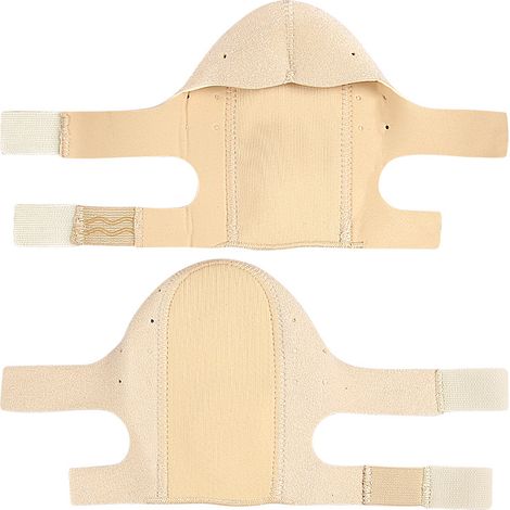 paire de protège-talons en gel pour fasciite plantaire (L) – Talonnette avec support de voûte plantaire, insert de talon avec sangle réglable pour l (1/5)