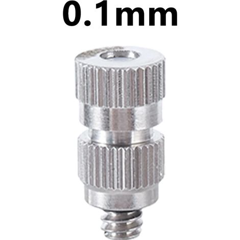 (0,1 mm - sans filtre) 10 buses de brumisation haute pression pour brumisateur, brumisateur, arrosage, humidification, désinfection et refroidissement des espaces verts. (1/5)
