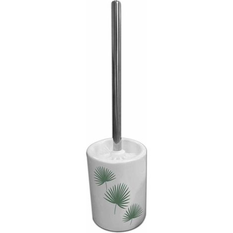 Brosse WC en Céramique "Jungly" 37cm Blanc