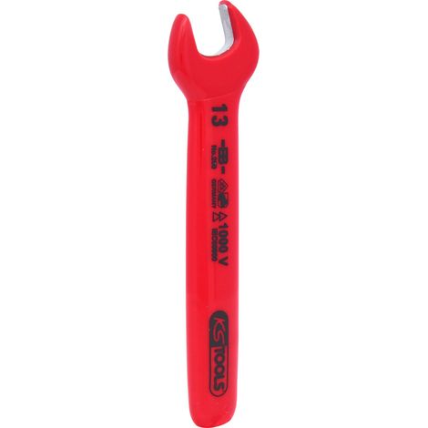 Clé plate avec revêtement isolant, 13 mm