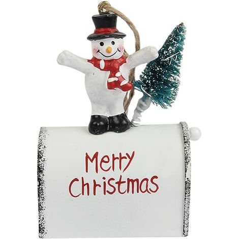 Boîte aux lettres Décoration De Noël - Père Noël Bonhomme De Neige Renne - Pour Boîte Aux Lettres Extérieure - 1 Pièce