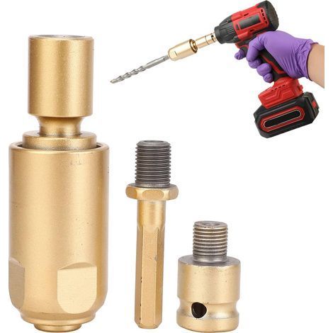 Impact TRESS vers Adaptateur de Marteau électrique, Adaptateur pour Convertir la clé à Impact en Marteau électrique, Connecteur de Tête de Conversion sur la clé à Impact pour (1/5)